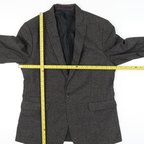Marks and Spencer Men's Grey 40in Blazer Jacket Medium