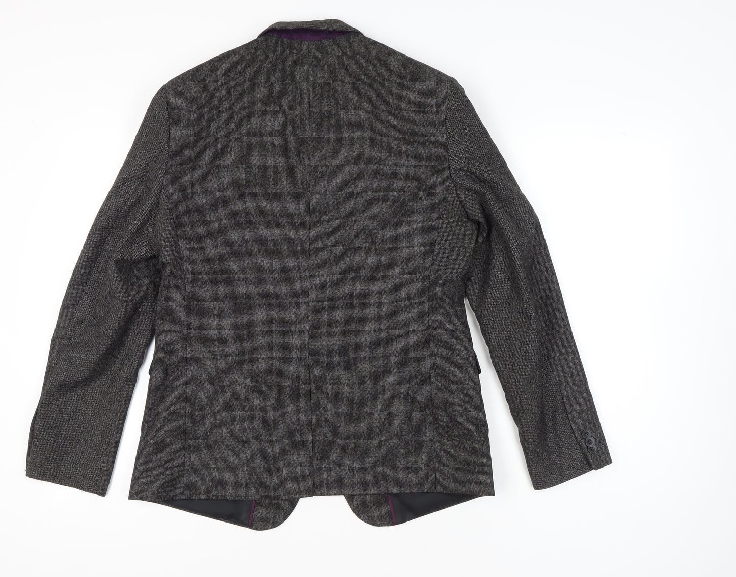 Marks and Spencer Men's Grey 40in Blazer Jacket Medium