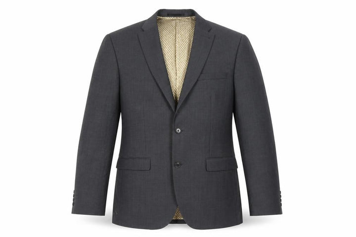 Front view of Next Men’s Grey Wool Blend 42 Regular suit jacket