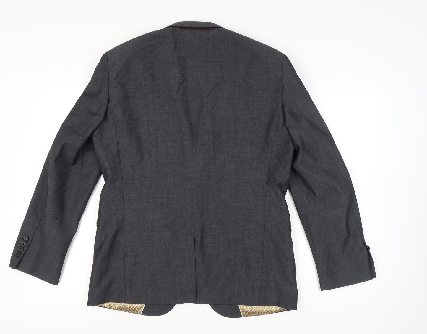 Next Men’s Grey Wool Blend 42 Regular Suit Jacket Blazer