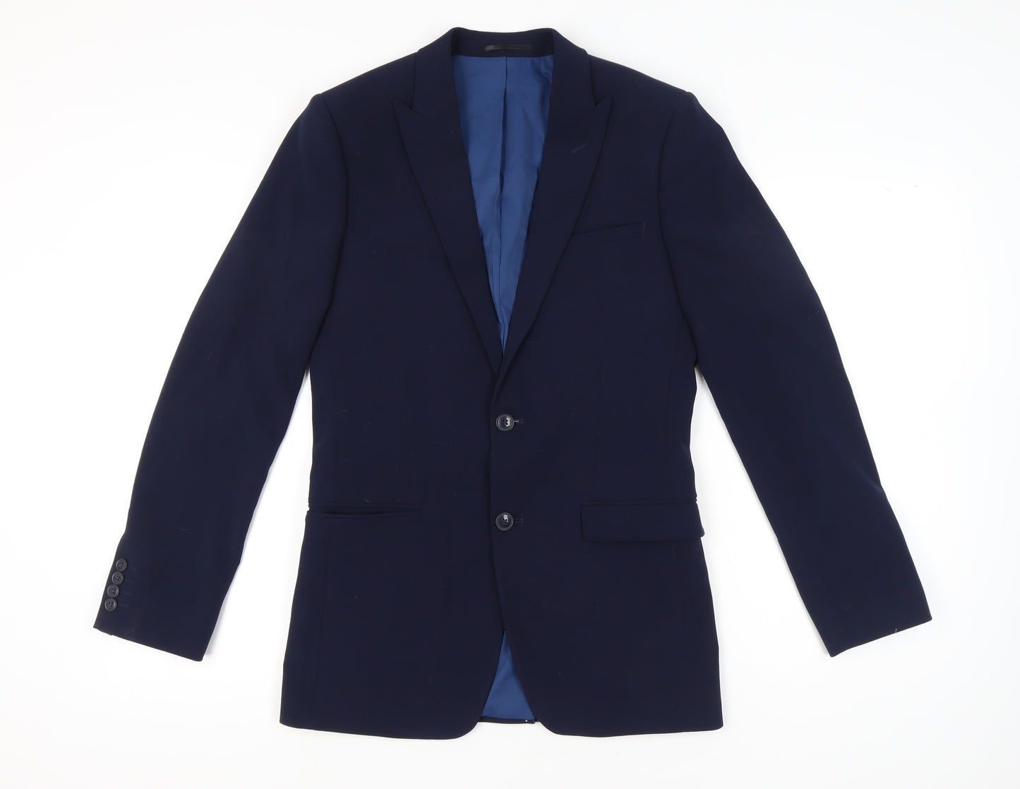 ONESIX5IVE Men’s Blue Slim Fit Blazer Jacket 36L