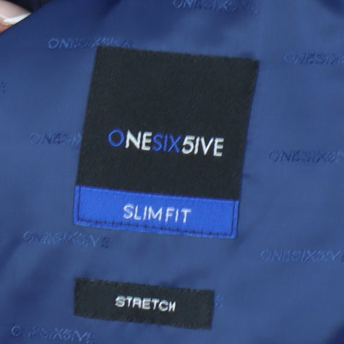 ONESIX5IVE Men’s Blue Slim Fit Blazer Jacket 36L