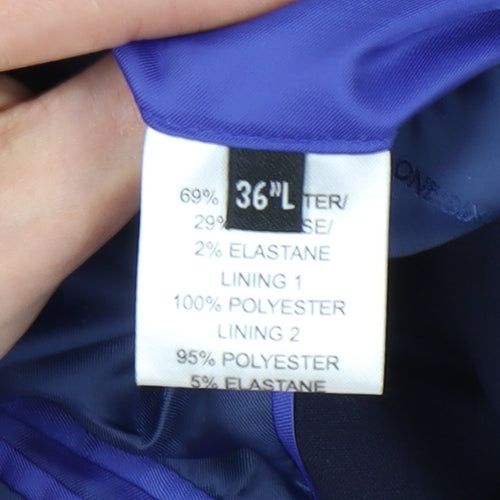 ONESIX5IVE Men’s Blue Slim Fit Blazer Jacket 36L