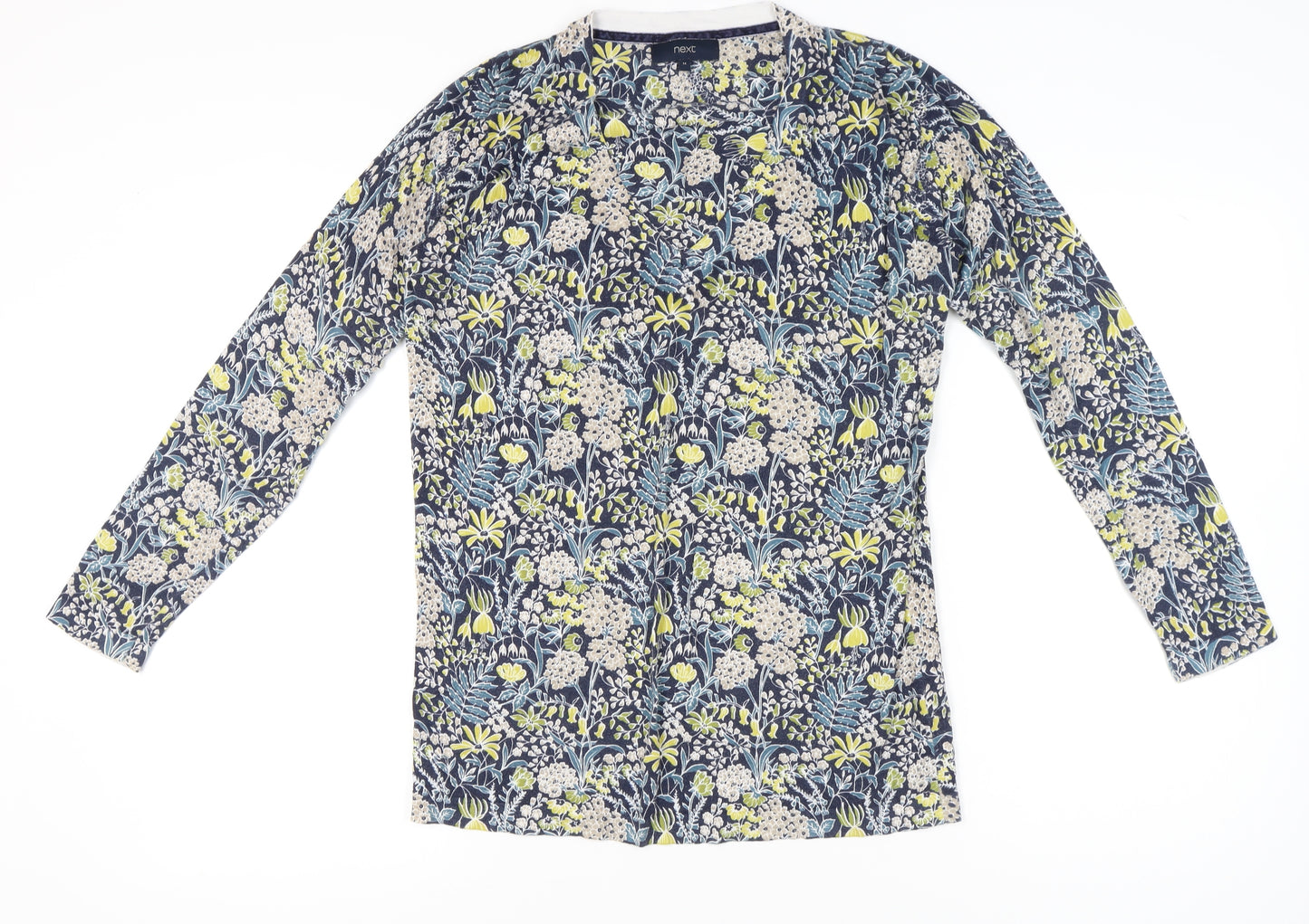 Next Women’s Multicoloured Floral Long Sleeve Tunic Blouse UK 14