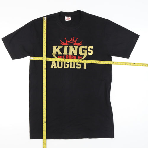 KANIN Originals Men's Black Medium Graphic Birthday T-Shirt