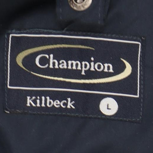 Champion Kilbeck Men's Blue L Full Zip Lined Jacket Coat