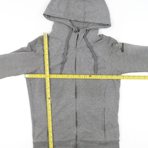 Sweaty Betty Women’s Grey Small Full Zip Hoodie Sweatshirt