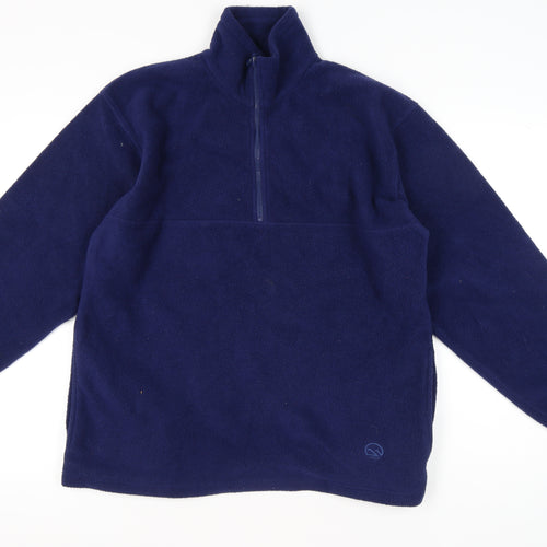 Hawkshead Sports Men's Blue Fleece Pullover Sweatshirt M