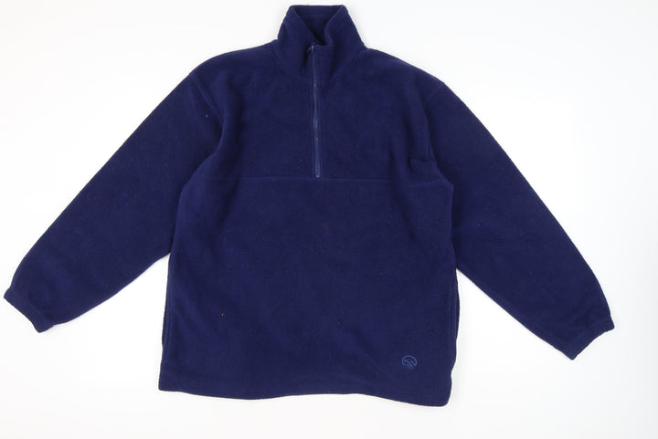 Hawkshead Sports Men's Blue Fleece Pullover Sweatshirt M
