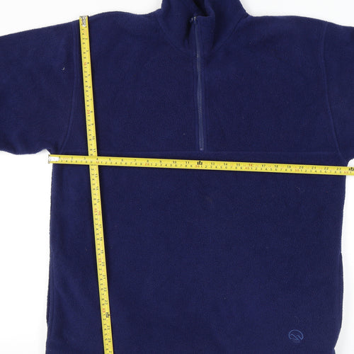 Hawkshead Sports Men's Blue Fleece Pullover Sweatshirt M
