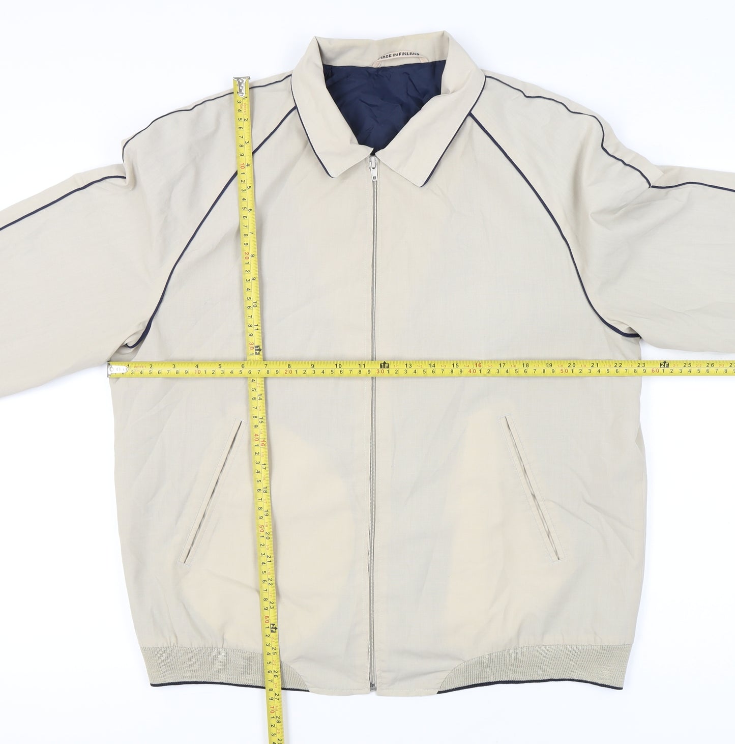 Marks and Spencer Men’s Beige 44in Classic Jacket Full Zip