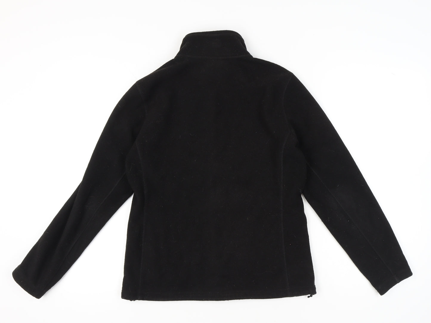 Karrimor Womens Black Fleece Jacket Size 10 Full Zip Pockets