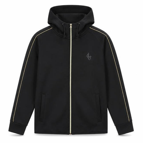 Sonneti Boys Black Full Zip Hoodie 12-13 Years Regular Fit Logo Jacket