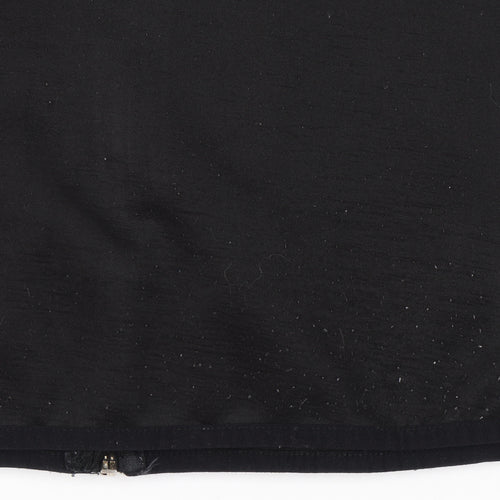Sonneti Boys Black Full Zip Hoodie 12-13 Years Regular Fit Logo Jacket