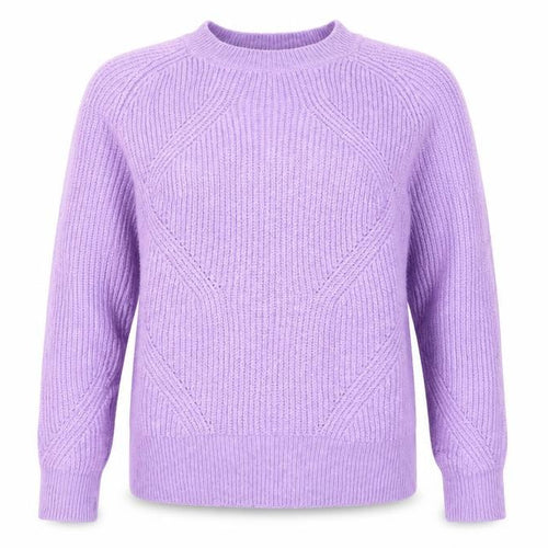 Marks and Spencer Women’s Purple XS Cable-Knit Jumper