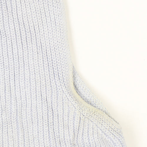 Zara Women’s Grey Knit V-Neck Sleeveless Jumper Vest Size S