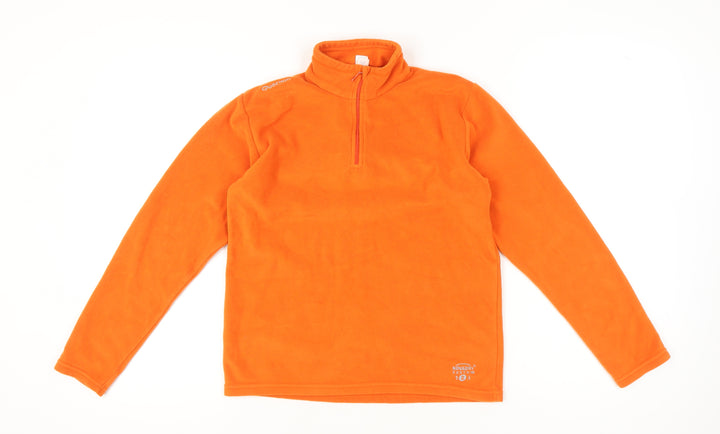 Quechua Girls Orange 14 Years Fleece Pullover Sweatshirt Hiking