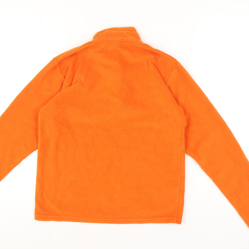 Quechua Girls Orange 14 Years Fleece Pullover Sweatshirt Hiking