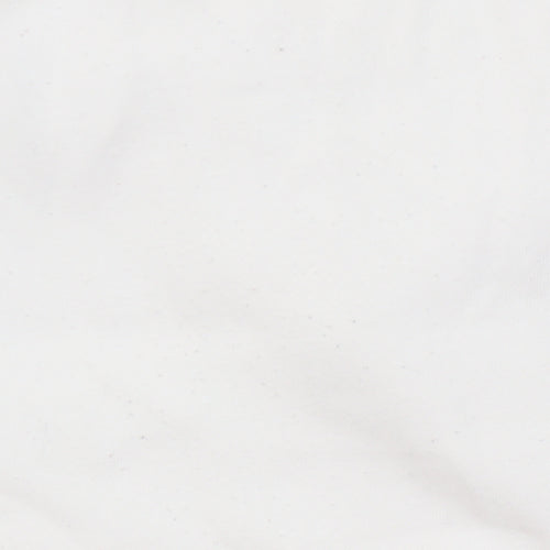 Calvin Klein Womens White Pullover Hoodie Size M Logo Print