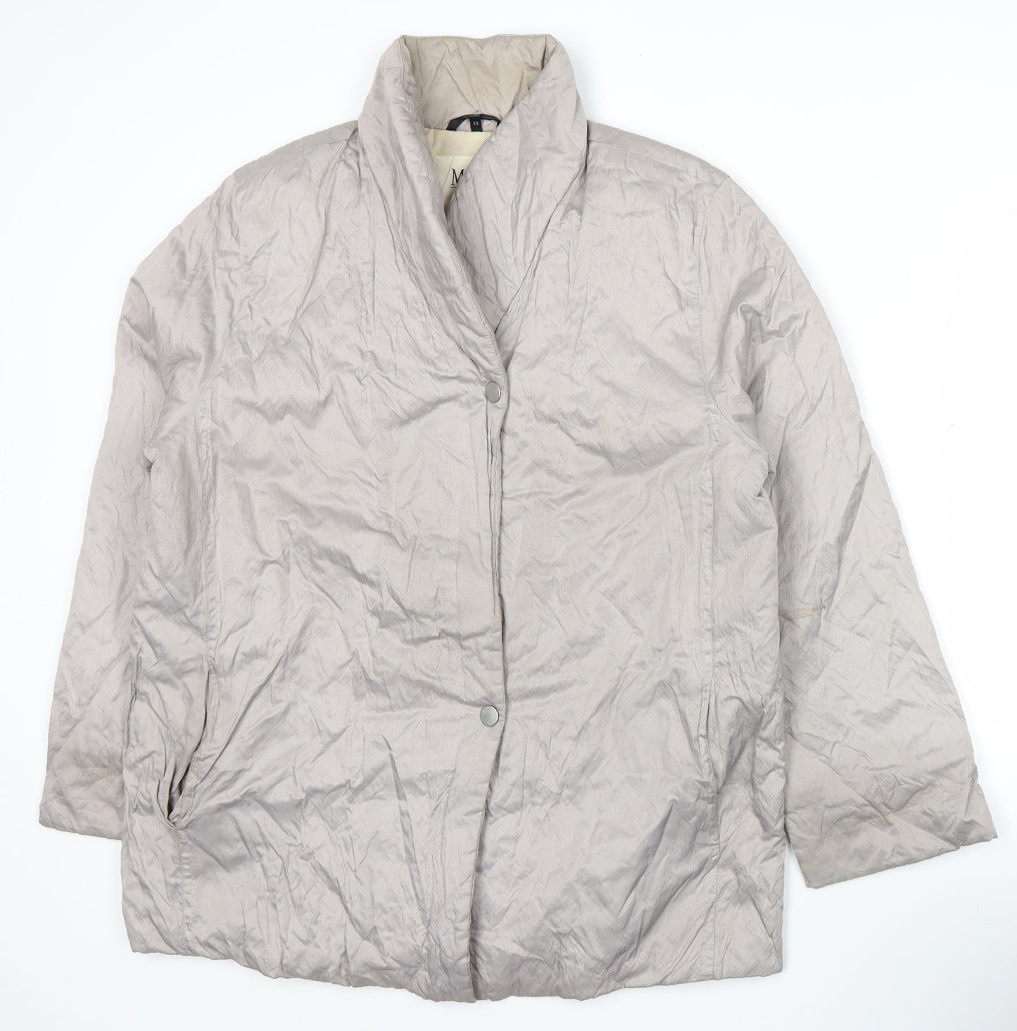 Milo Coats Women’s Beige Size 12 Mid-Length Puffer Jacket