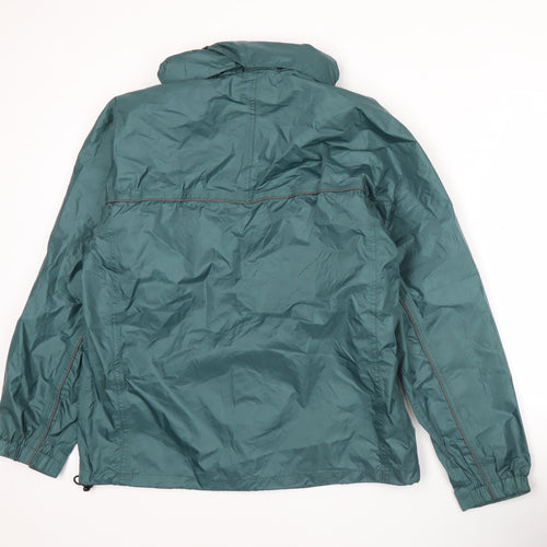 Peter Storm Men's Green Waterproof Hooded Jacket Size M 38-40" Rain Coat