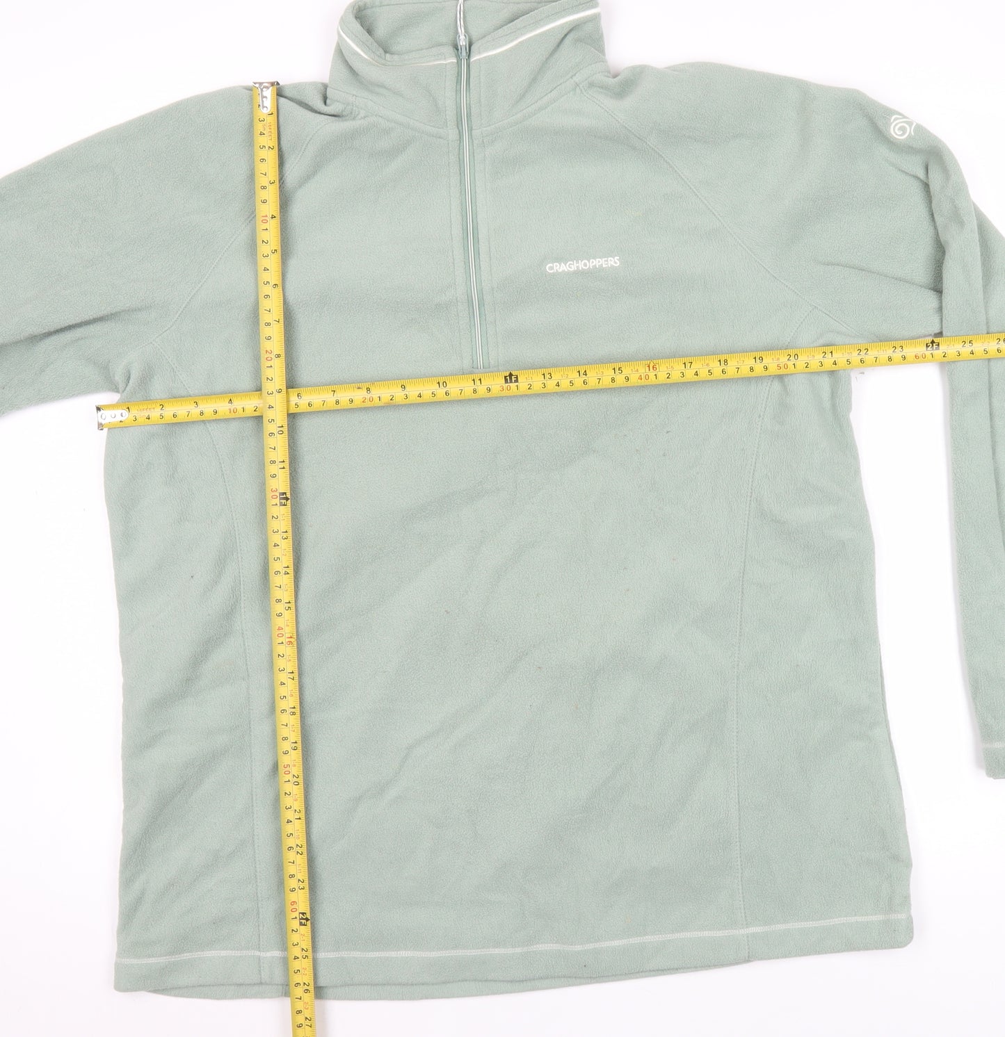 Craghoppers Unisex Green XL Fleece Sweatshirt 1/2 Zip Outdoor Wear