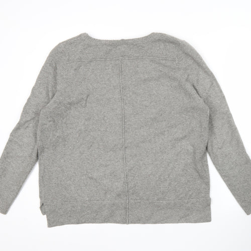 French Connection Women’s Grey Knit Pullover Jumper Size M