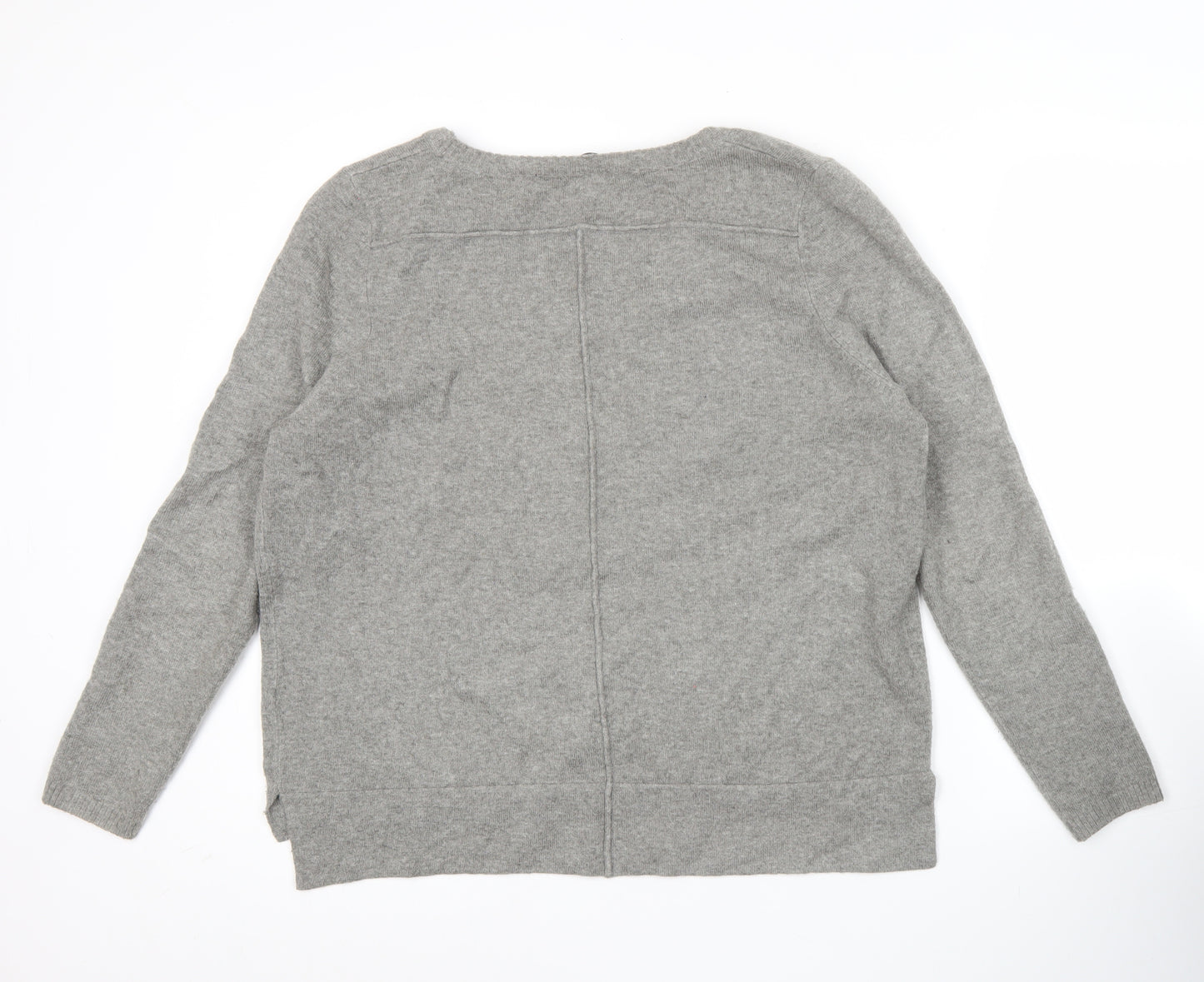 French Connection Women’s Grey Knit Pullover Jumper Size M