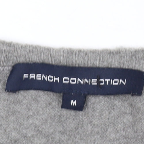 French Connection Women’s Grey Knit Pullover Jumper Size M
