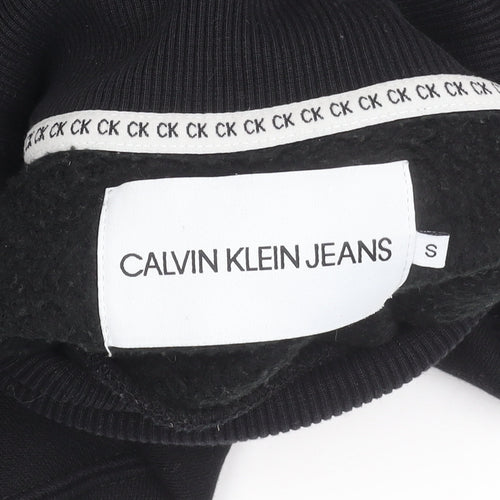 Calvin Klein Jeans Womens Black Roll Neck Pullover Jumper Size S