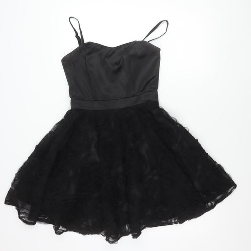 Be Beau Women’s Black Fit & Flare Party Dress Size 10