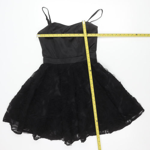 Be Beau Women’s Black Fit & Flare Party Dress Size 10