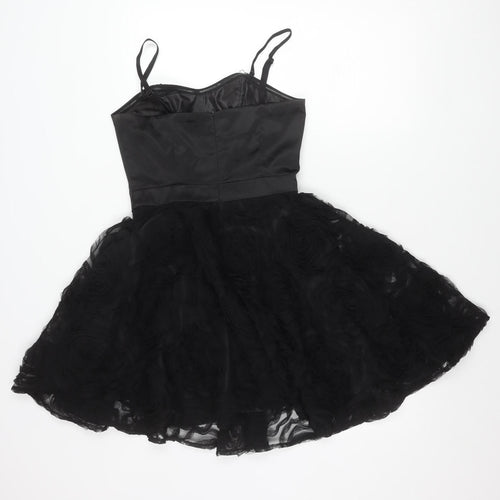 Be Beau Women’s Black Fit & Flare Party Dress Size 10