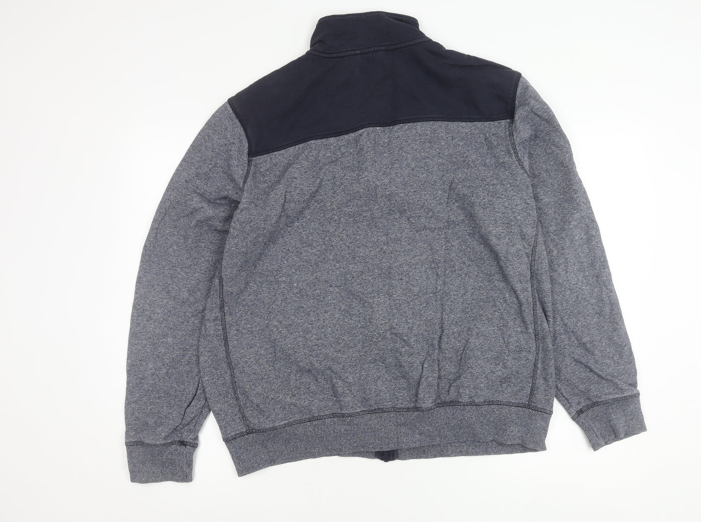 Marks and Spencer Men’s Blue XL 44-46" Full Zip Cotton Jacket