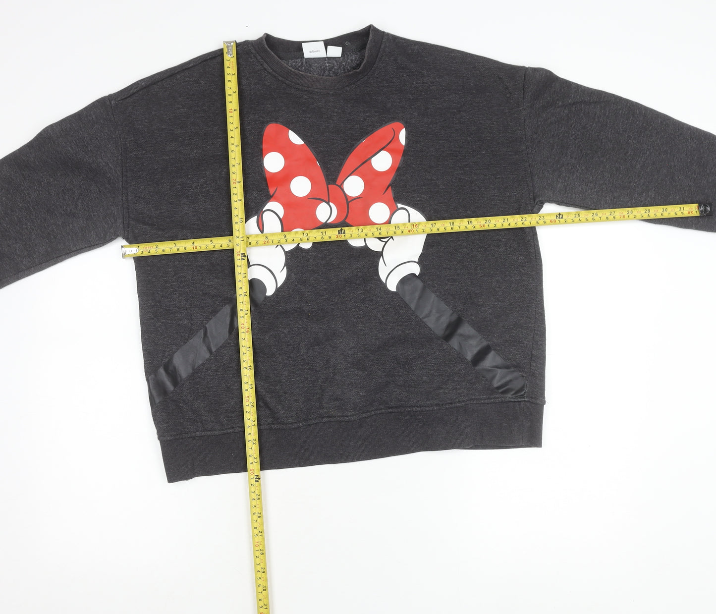Disney Women’s Grey Minnie Mouse Sweatshirt UK 12 Pullover