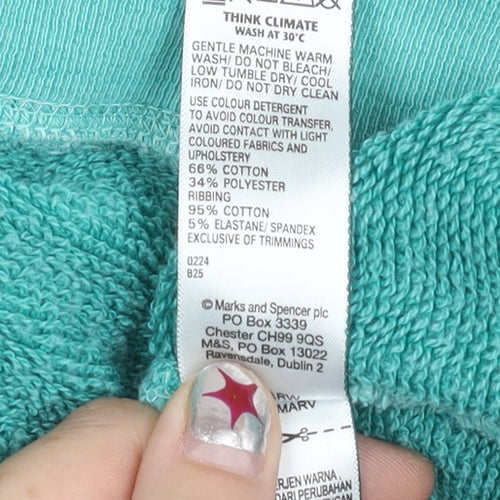 Marks and Spencer Womens Green Medium Pullover Sweatshirt