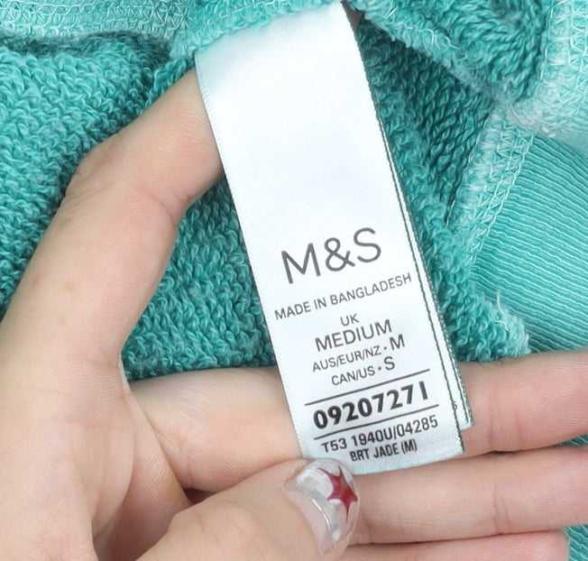 Marks and Spencer Womens Green Medium Pullover Sweatshirt