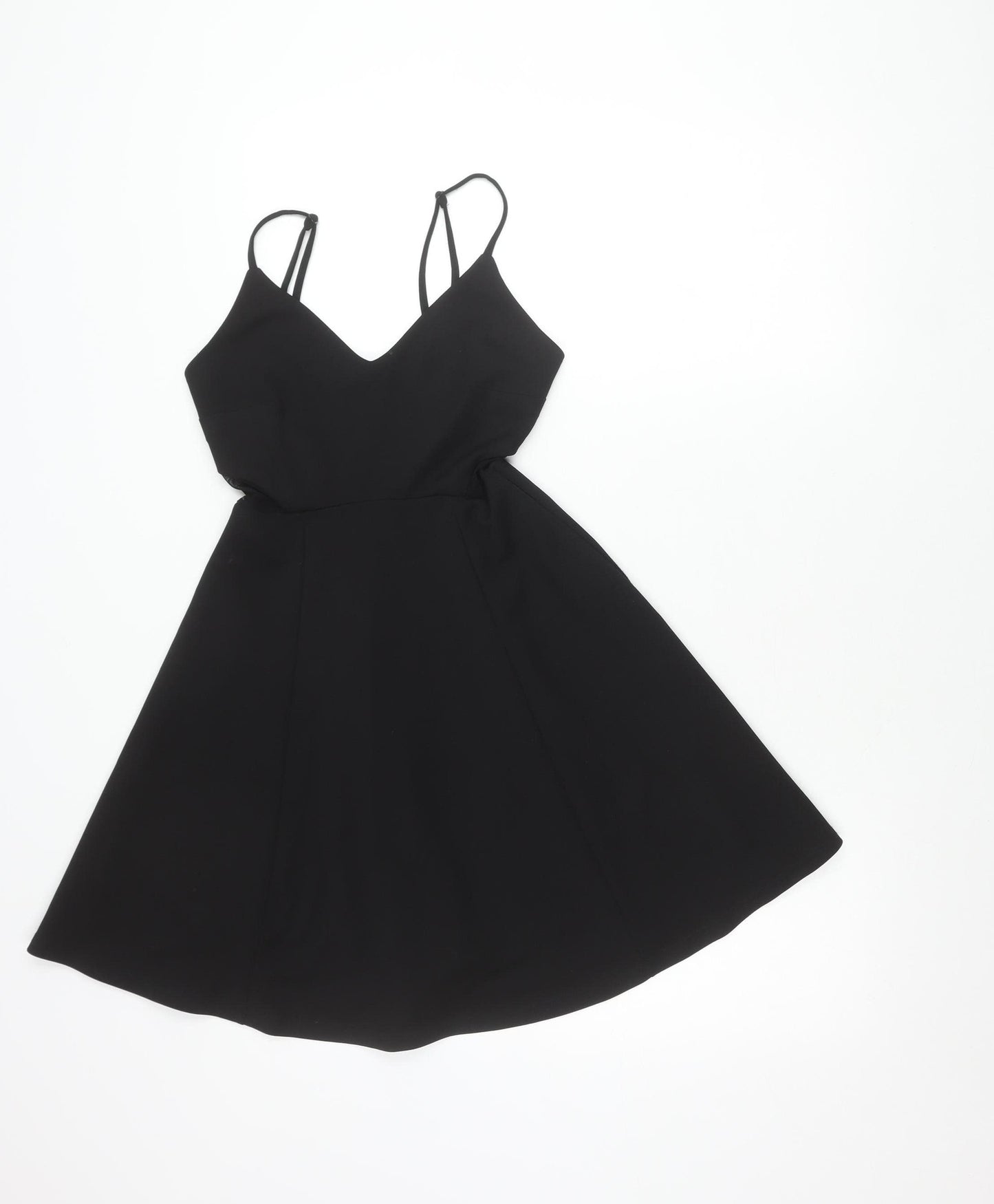 New Look Women's Black Size 6 Fit & Flare Party Dress