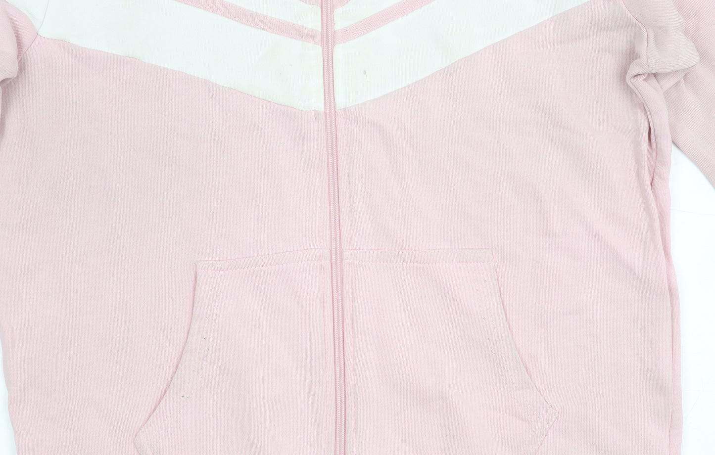 Criminal Damage Women’s Pink Varsity Jacket Size L Cotton Casual Zip Up