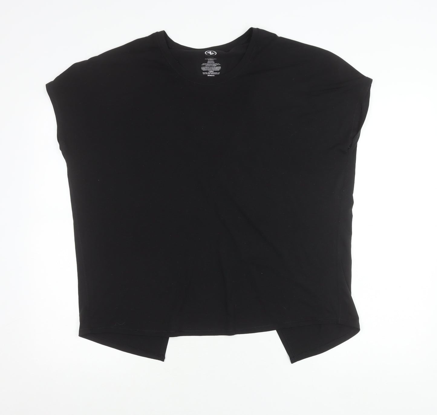 Athletic Works Womens Black S Sleeveless Sports T-Shirt