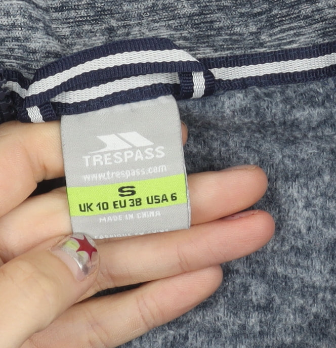 Trespass Womens Blue Full Zip Fleece Jacket Size 10