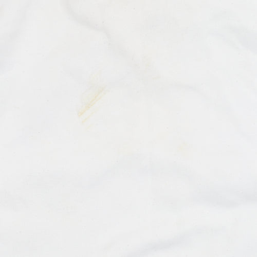 Pull&Bear Unisex White XL Los Angeles 1/4 Zip Sweatshirt