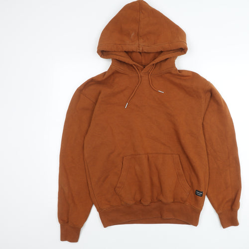 Jack & Jones Men's Brown Pullover Hoodie Size S Regular Fit