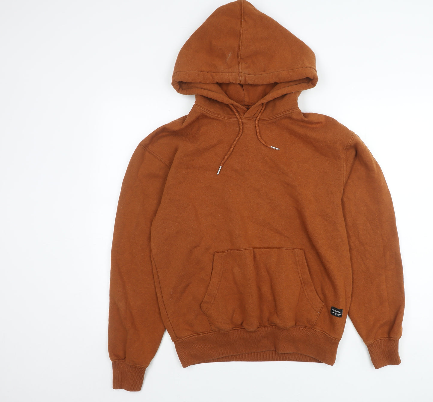 Jack & Jones Men's Brown Pullover Hoodie Size S Regular Fit