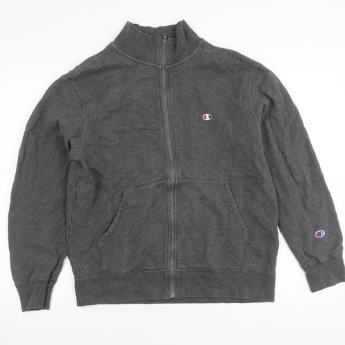 Champion Men’s Grey XL Full Zip Jacket Logo Sportswear