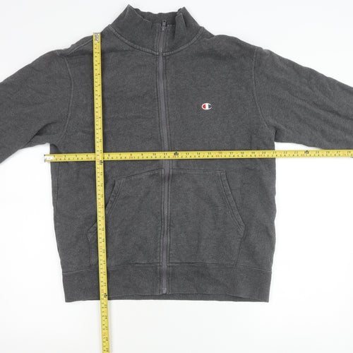 Champion Men’s Grey XL Full Zip Jacket Logo Sportswear