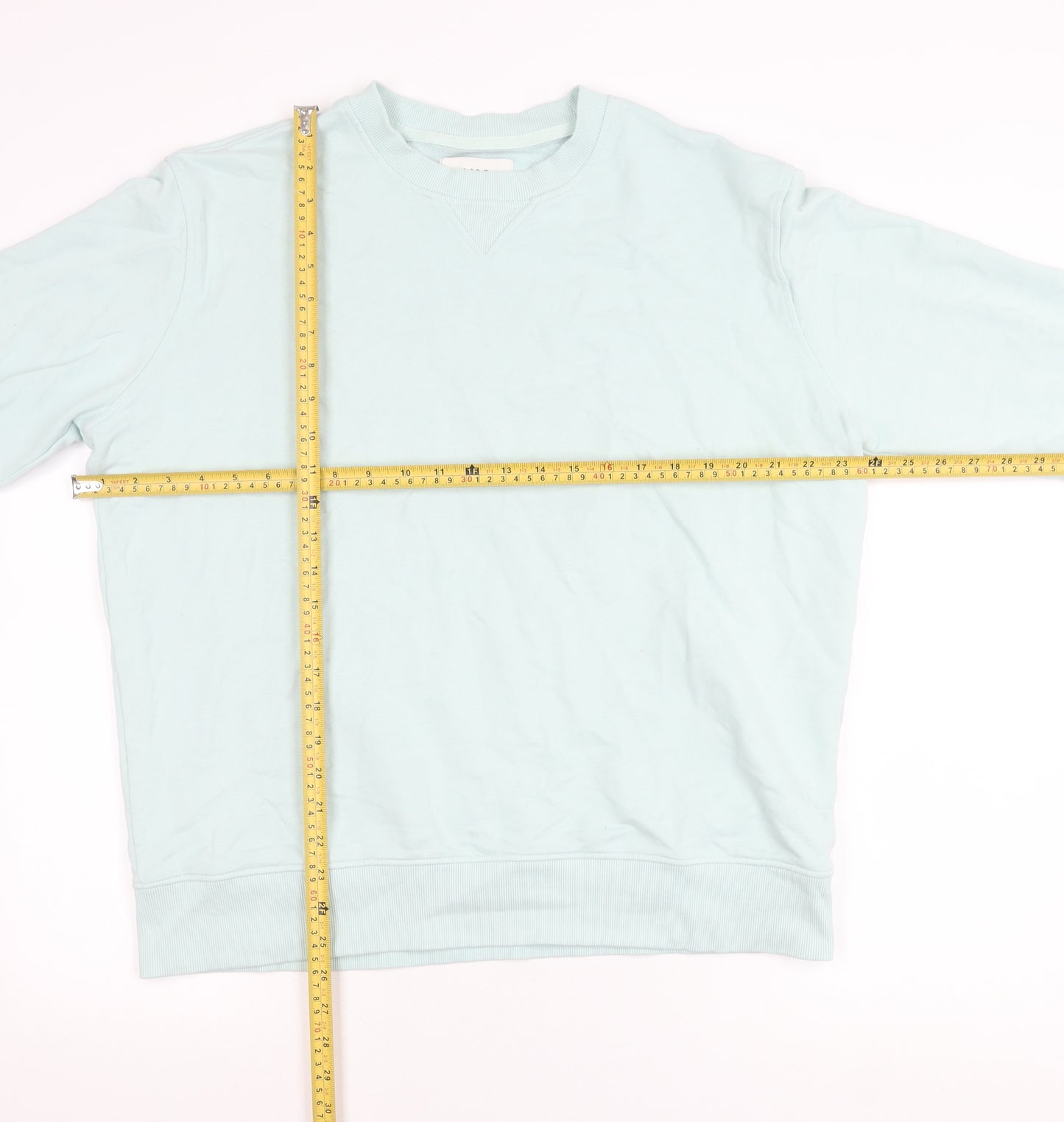 Marks and Spencer Womens Blue L Pullover Cotton Sweatshirt