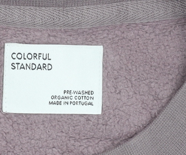 Colorful Standard Women’s Purple XS Organic Cotton Pullover Sweatshirt
