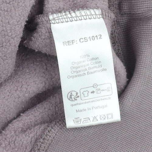 Colorful Standard Women’s Purple XS Organic Cotton Pullover Sweatshirt