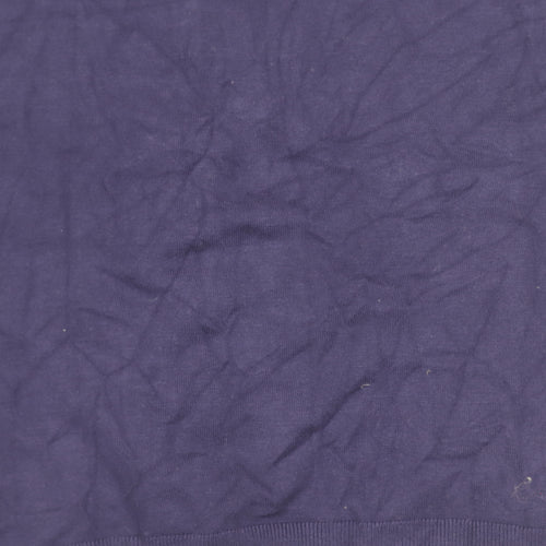 Cable & Gauge Women’s Purple Cardigan M Long Sleeve Crew Neck Knit